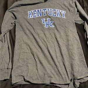 Kentucky Long Sleeve Gray Tee
